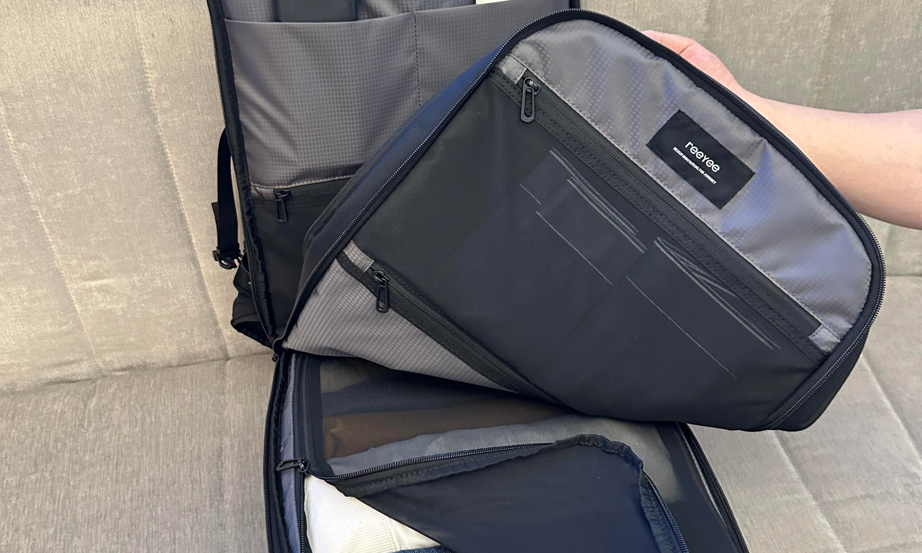 Essential for business trips and travel! This backpack’s compartment design really understands men's needs.