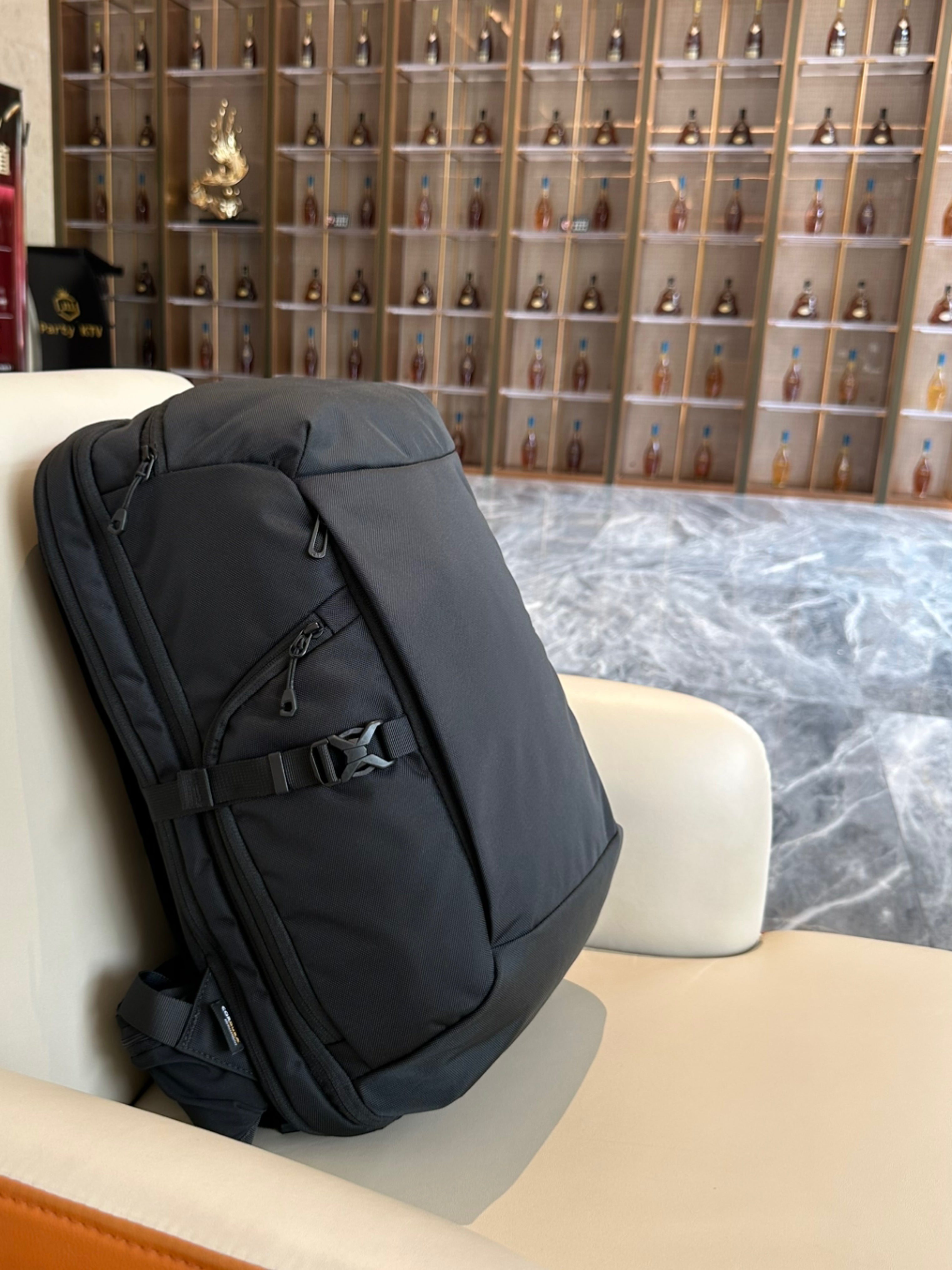 Why is a Cordura backpack a more reliable choice for short business trips?