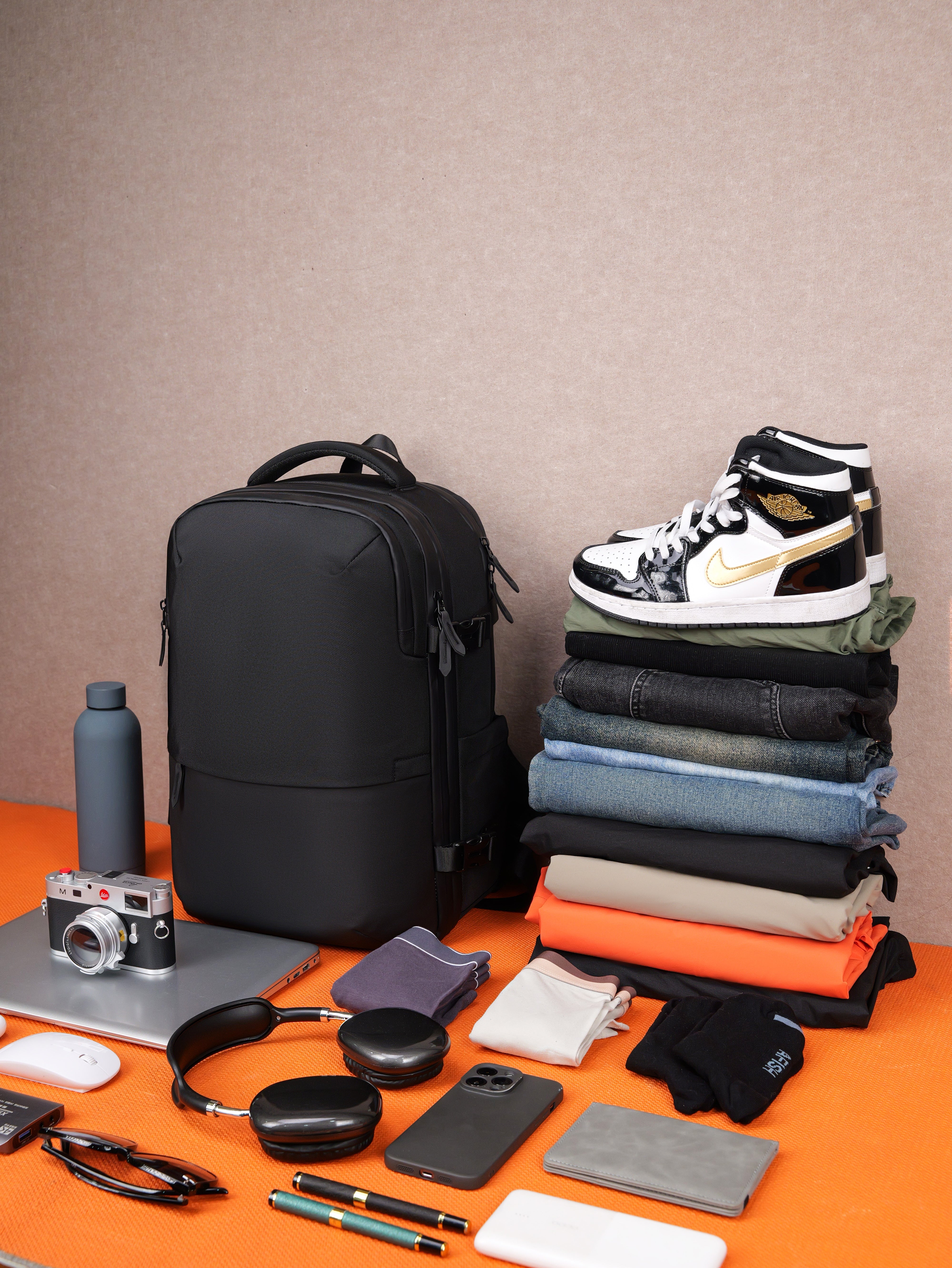 The Ultimate Travel Backpack for Men: Expandable with a Separate Shoe Compartment