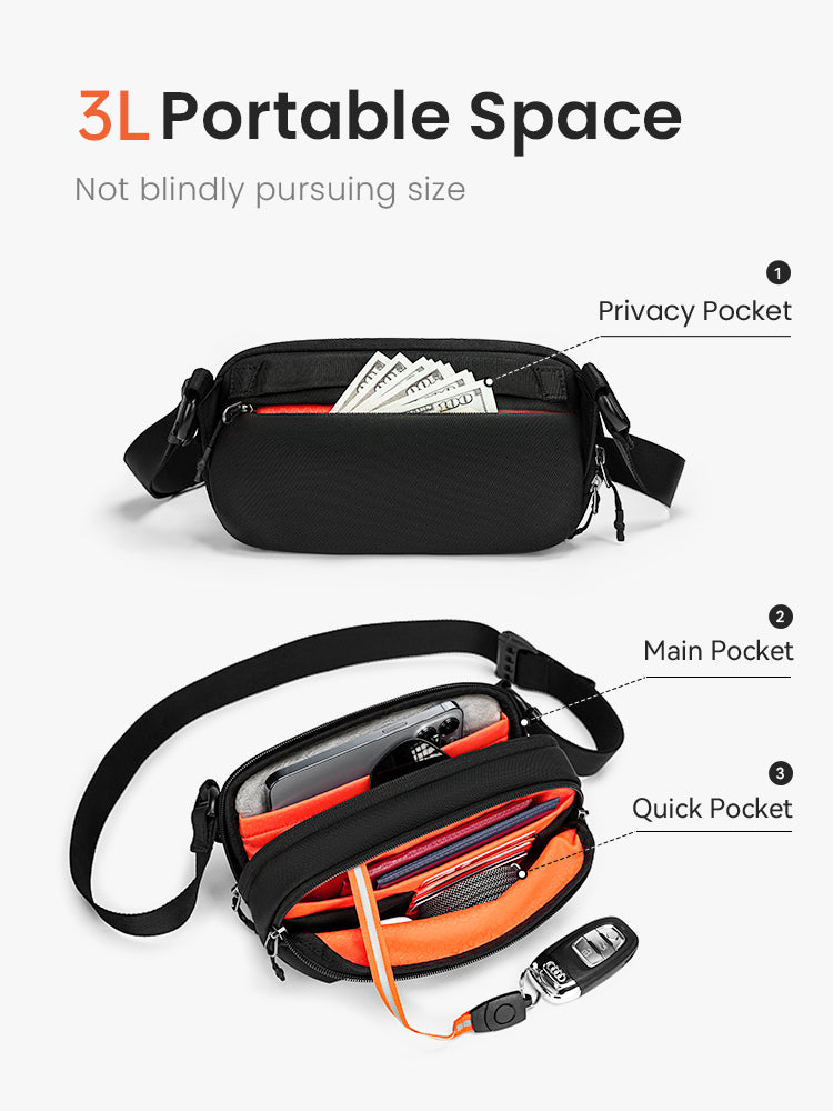 A7 Aurora series crossbody bag