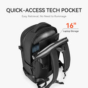 ReeYee H01 Black Hole 54L Expandable Backpack — With Built-in Automatic Vacuum Compression Bag