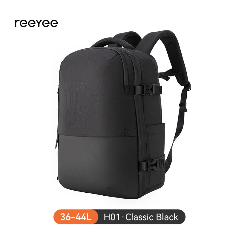 ReeYee H01 Black Hole 54L Expandable Backpack — With Built-in Automatic Vacuum Compression Bag