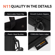 N11 Travel Phone Pouch Lightweight Crossbody Bag