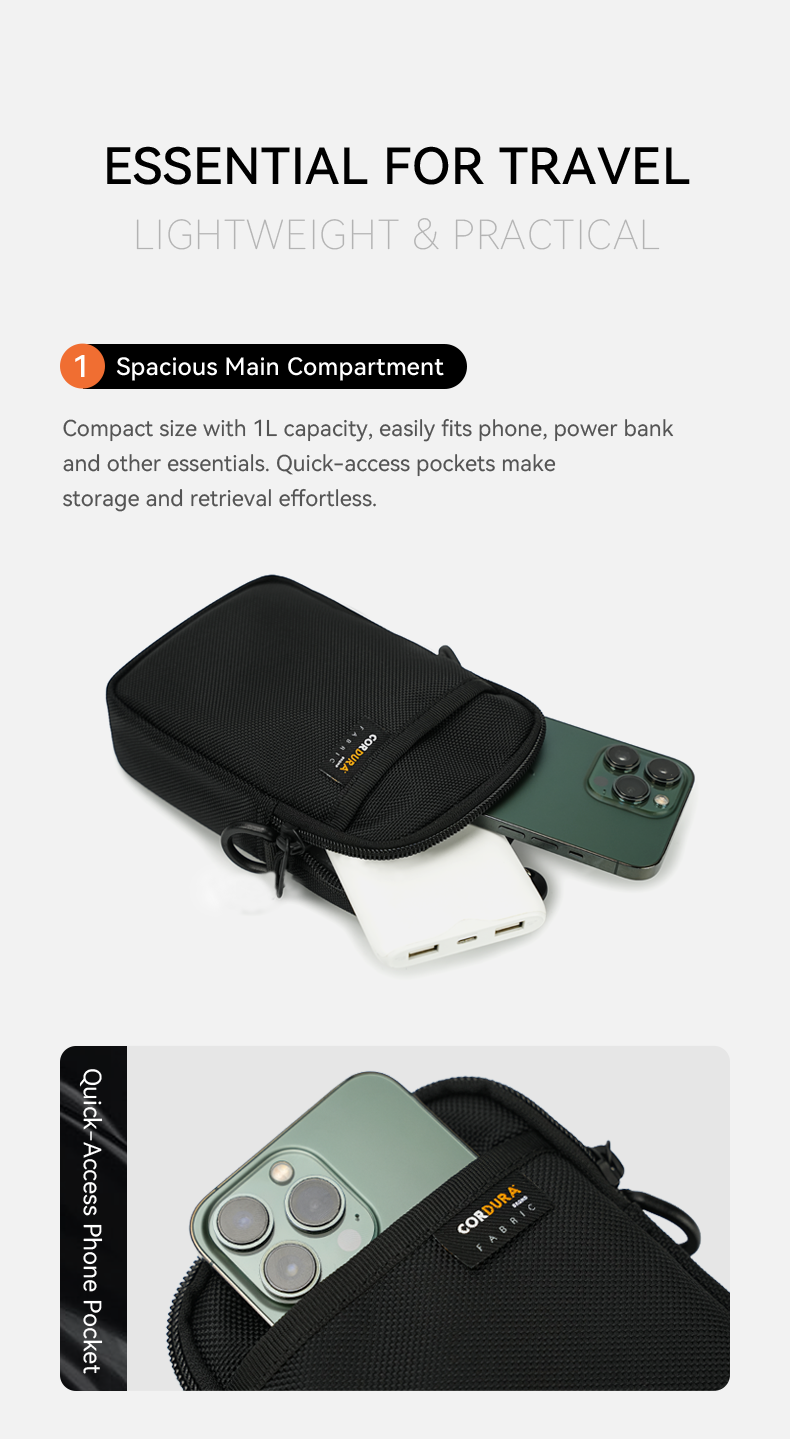 N11 Travel Phone Pouch Lightweight Crossbody Bag