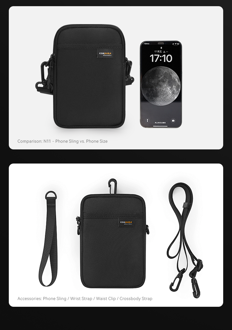 N11 Travel Phone Pouch Lightweight Crossbody Bag