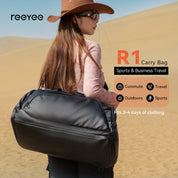 R1 Travel Bag – Cool Black Basic Edition