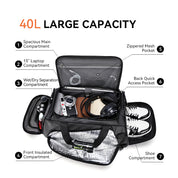 R1 Travel Bag – Cool Black Basic Edition