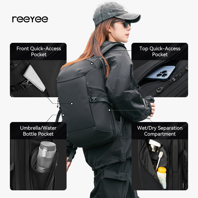 A1 Travel Backpack Plus 30L – reeyeeus A1 Travel Backpack Plus 30L – reeyeeus