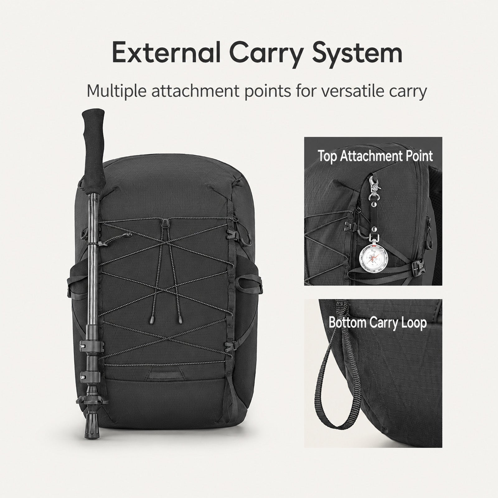 A3 26L Lightweight Hiking Backpack – Breathable & Versatile
