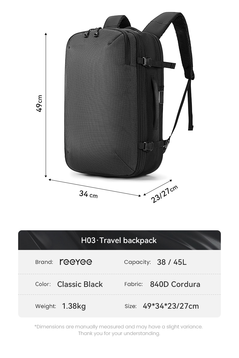 H03 Travel Backpack 45L
