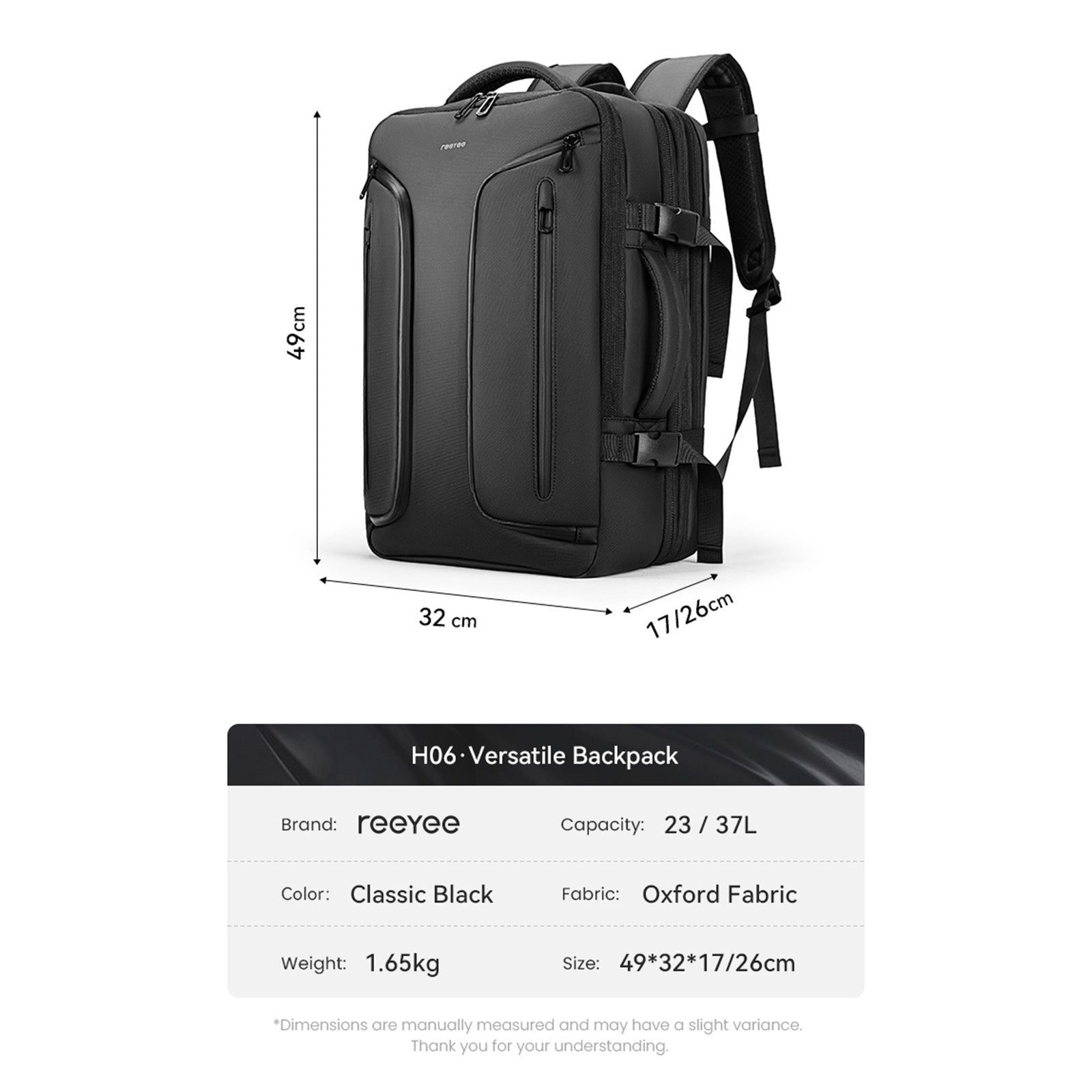 H06 Travel Backpack 37L