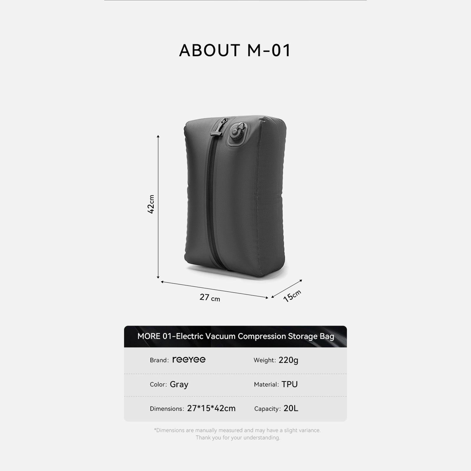 M01 Travel Compression Bag 20L