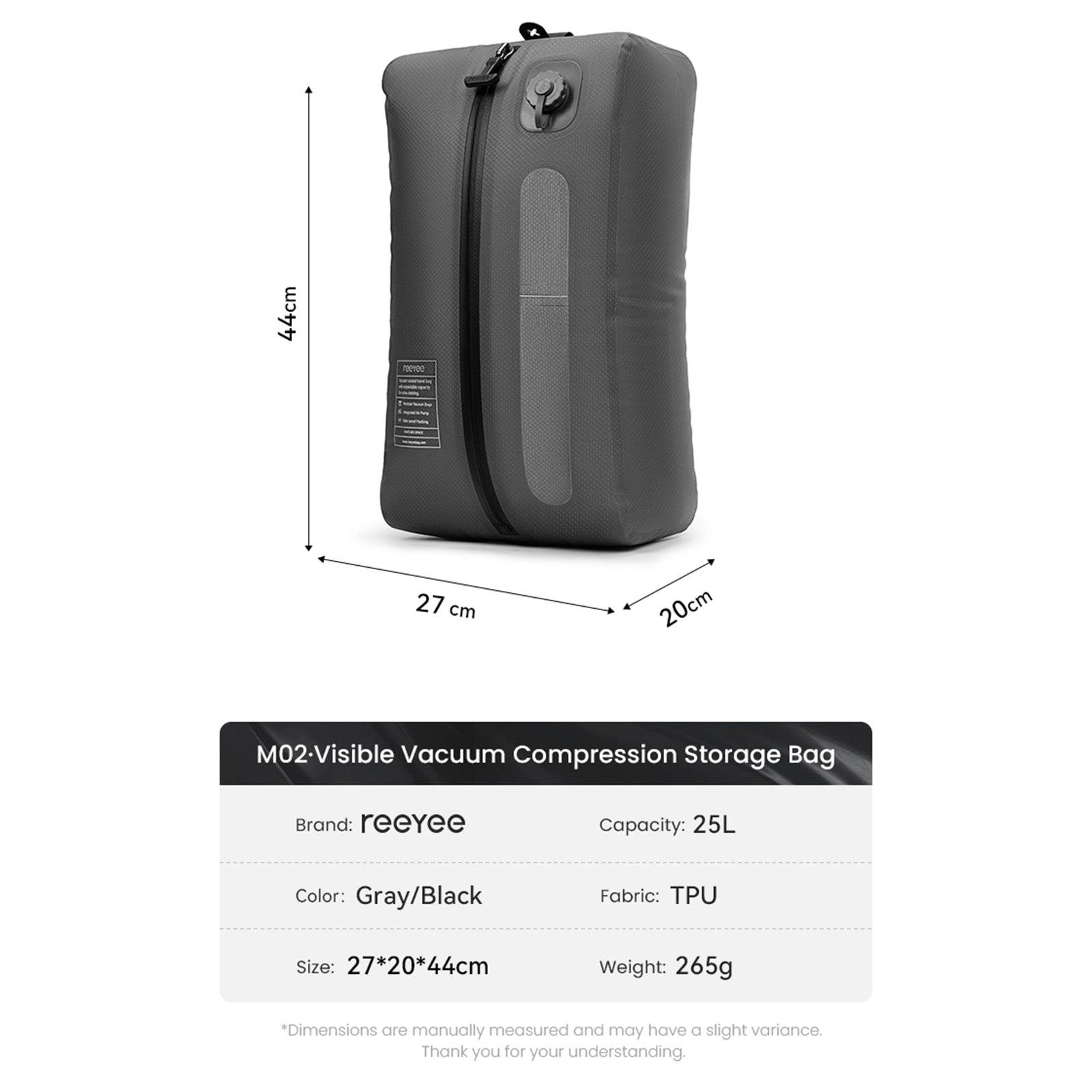 M02 Travel Compression Bag 25L