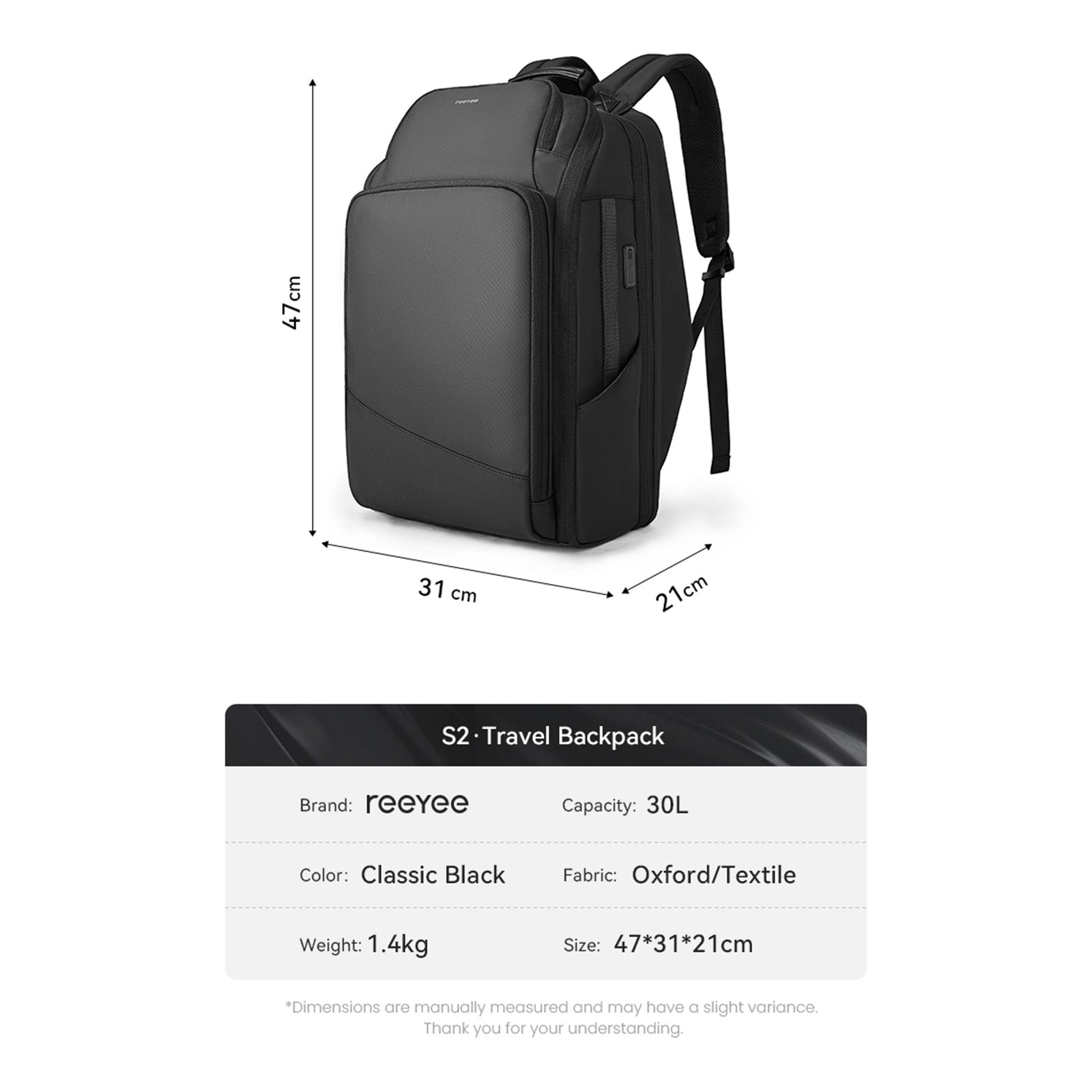 S2 Travel Backpack 30L