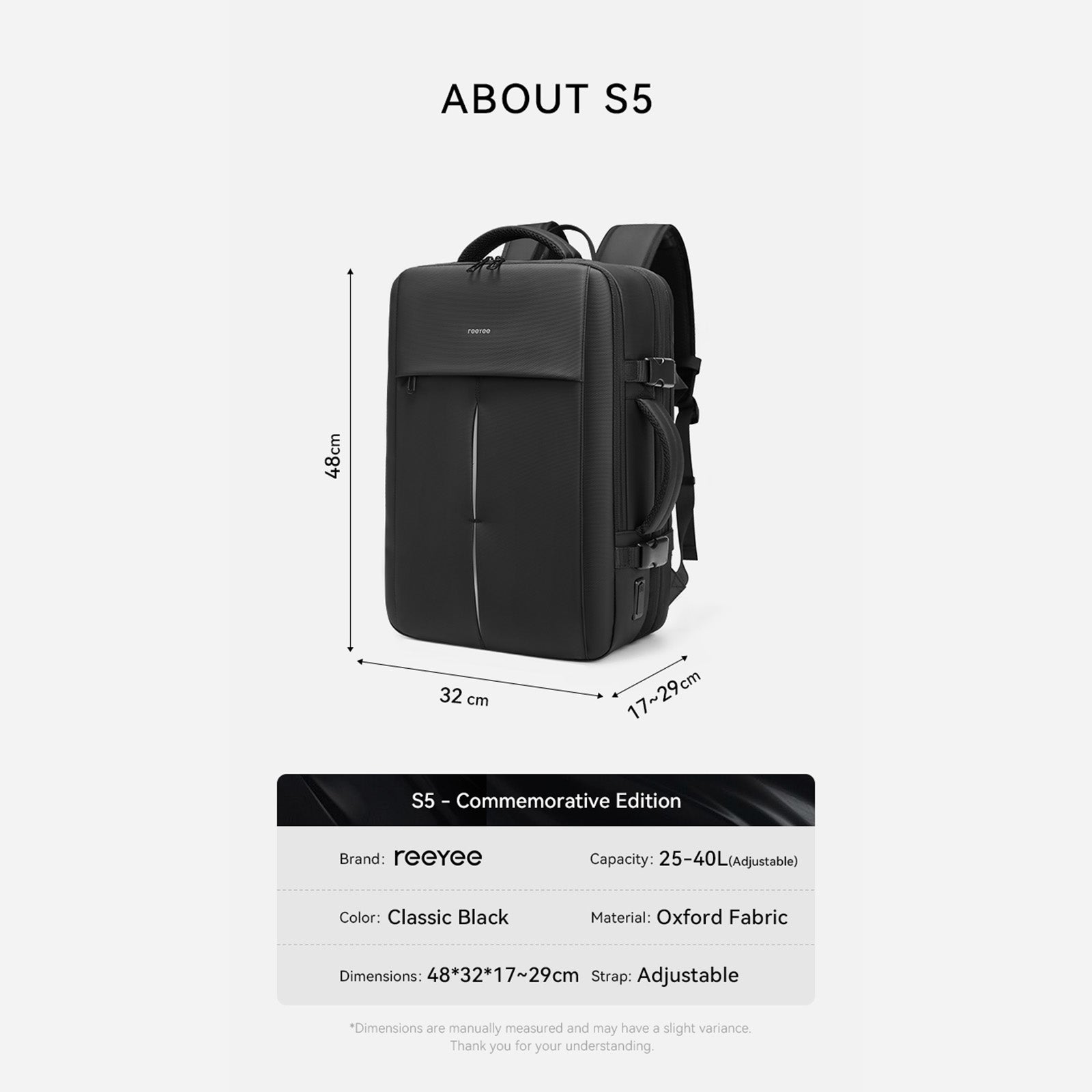 S5 Travel Backpack 40L