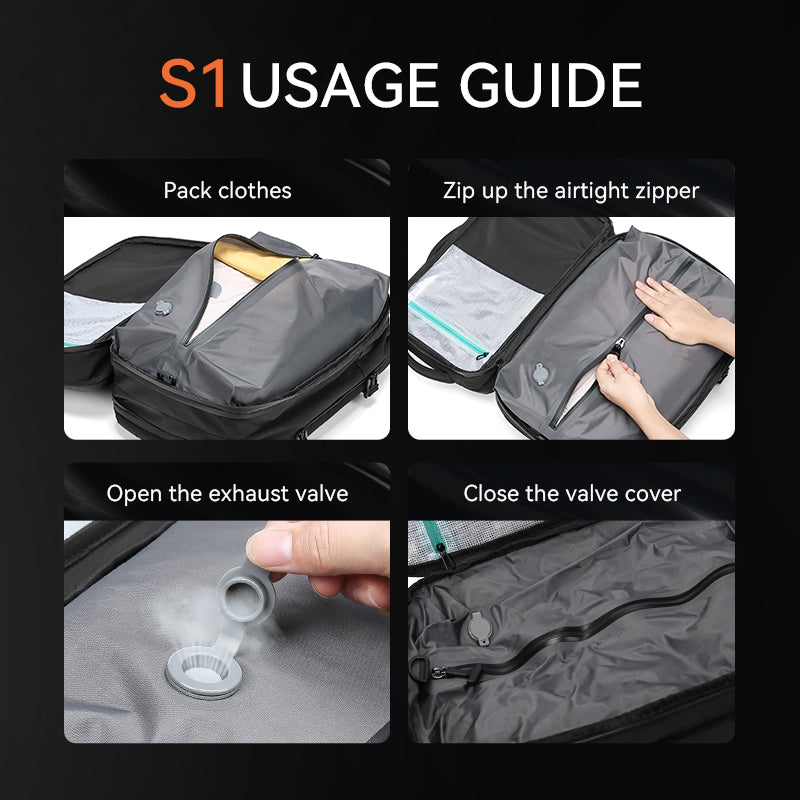 S1 Vacuum Compression Backpack